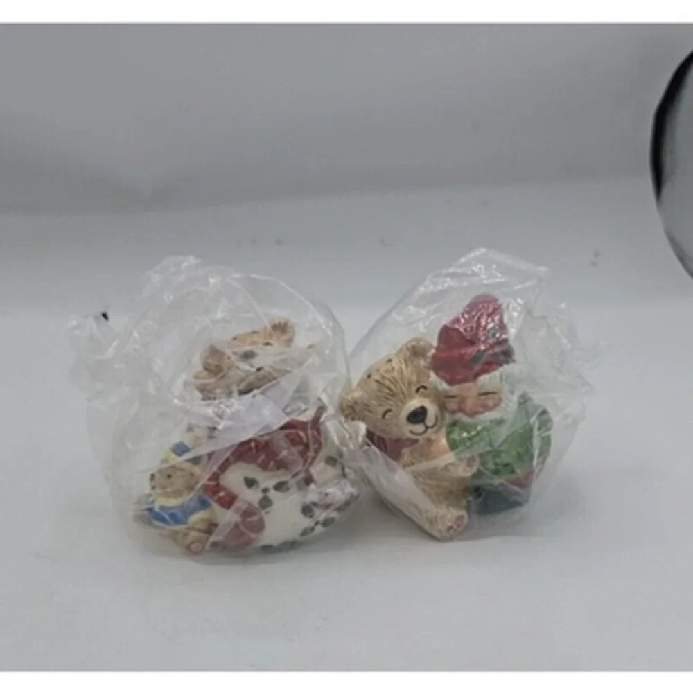 Fitz and Floyd 2003 Holiday Elf Christmas Salt and Pepper Shaker #2063/286